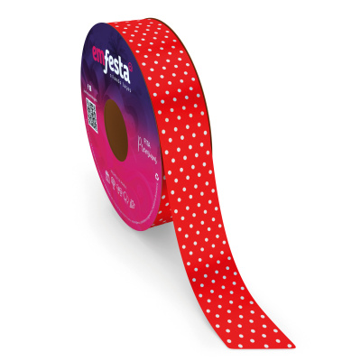 Fita Po� Vermelho e Branco